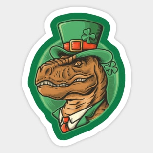 T-Rex Irish Sticker
